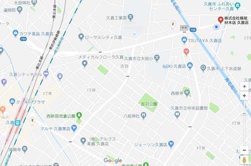 宇都宮線/東武伊勢崎線「久喜」駅より約1500ｍ県道久喜幸手線沿いです